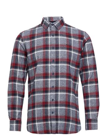 Twisted Yarn Checked Shirt Patterned Sebago