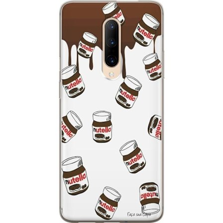 Yhteensopiva Puhelinkuori OnePlus OnePlus 7 Pro Nutella Kawaii Style Söpö Jälkiruoka
