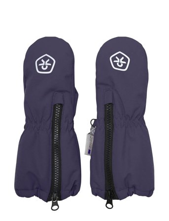 Mittens Long W. Zipper Purple Color Kids