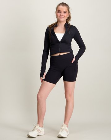 LMTD NLFHAILEYS POCKET BIKER SHORTS Svart Shorts Tjej - Kids Brand Store