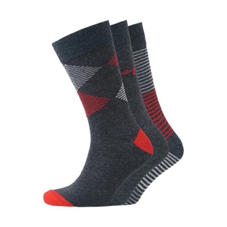 Money Mens Signature Socks (3-pack) 6 UK-11 UK Svart