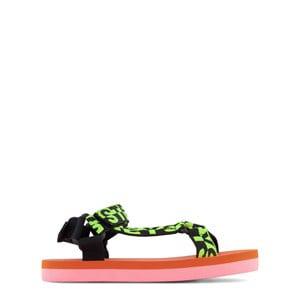 Stella McCartney Kids Orange Branded Print Sandals 32 EU - Sandals - 32 EU - Black
