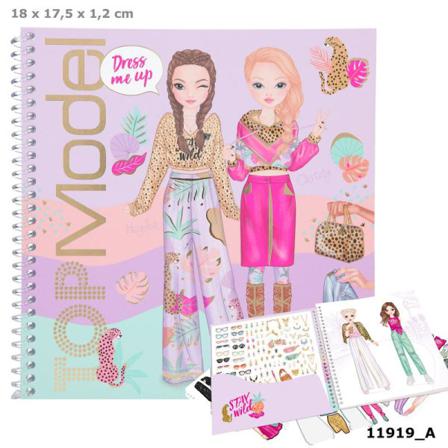 Top Model Pyssel Bok Dress Me Up Med Stickers 2022 Urban Jungle