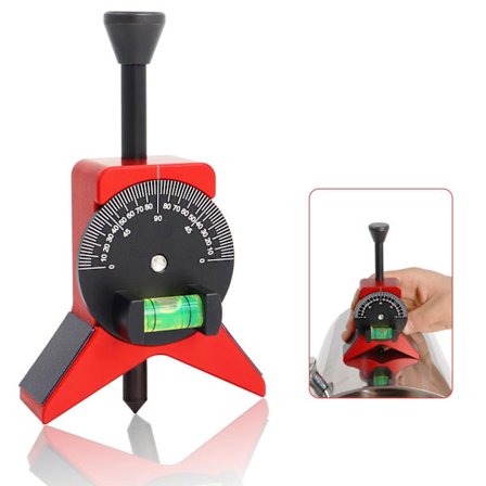 Rørcenterfinder med vaterpas for præcis markering og justering