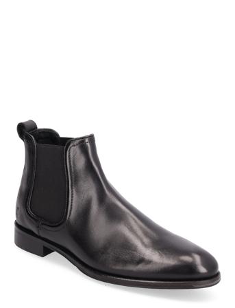 Stuckon Chelsea Støvletter Chelsea Boot Svart Hush Puppies*Betinget Tilbud