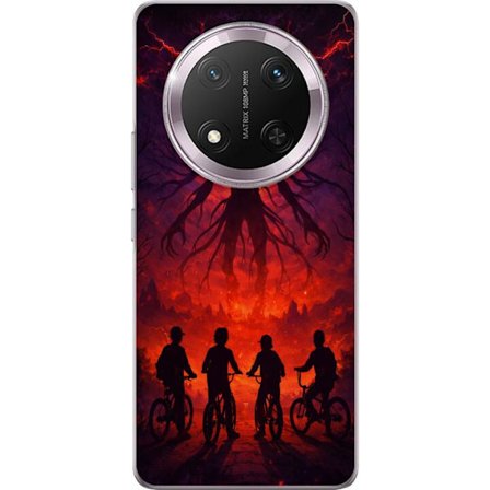 Yhteensopiva Puhelinkuori Honor Honor Magic7 Lite Tumma fantasialan inspiroitu Stranger Things kanssa yliluonnollinen olento, salamointi ja pyöräile