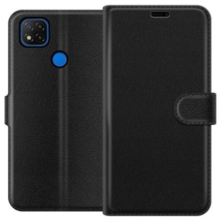 Xiaomi Redmi 9C Svart Etui PU