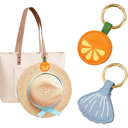 Magnetisk Hatteholder for Reise på Veske, 2 stk. Hatteklype for Veske, Stråhatteklype