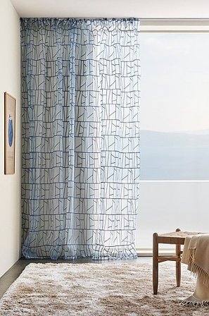 Jotex - Multifunctioneel Gordijn - 1-pack Blauw Blauw - BOJAGI - Koop Multifunctionele gordijnen bij Jotex