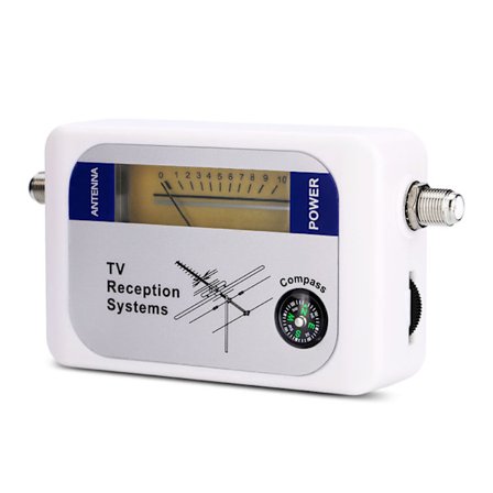 Mini Finder Digital Antenne Terrestrisk TV Antenne Signalstyrke Måler Detektor Mottaker