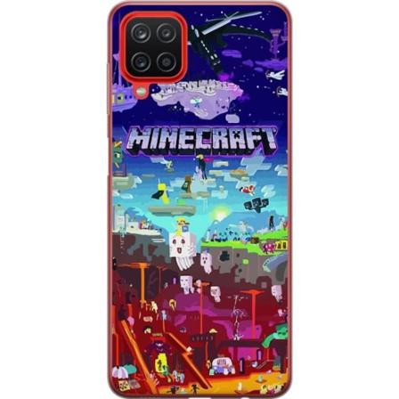 Samsung Galaxy A12 Genomskinligt Skal Minecraft