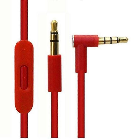 Passer for Beats Solo/Solo HD/Solo2/Solo3/Mixr/studio2/studio3/pro hodetelefonkabel 3,5 mm til 3,5 mm hodetelefon erstatningskabel