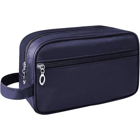 Toilet taske til mænd, stor vandafvisende rejse toilettaske, barberingsorganiserings taske til fitnesscenter, brusebad badeværelse makeup taske med 