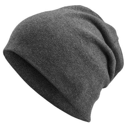 Szara lekka beanie z bawełny organicznej Kyler Kite dla mężczyzn - Czapki typu beanie