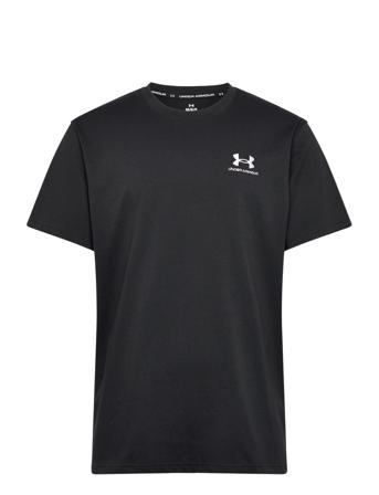 Ua Logo Emb Heavyweight Ss T-shirts Short-sleeved Svart Under Armour