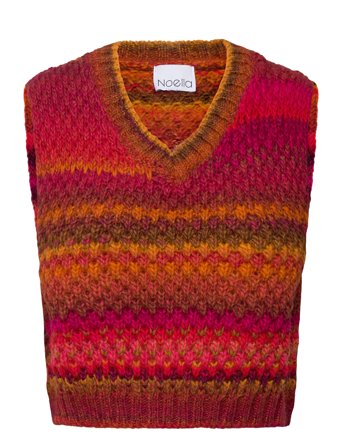 Noella Gio Knit Vest - Multi/patterned - L/XL