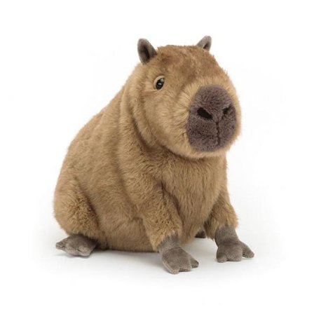 Jellycat Clyde Capybara Veskeanheng Plysj Nøkkelring 14cm
