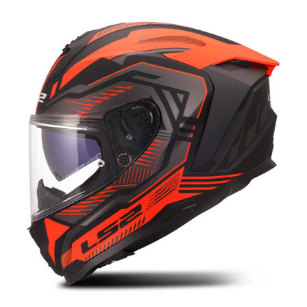 LS2 FF817 Challenger II Dravix Full Face Helmet Red L