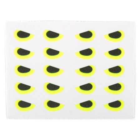 Angry Predator Eyes 6mm - Fluo Yellow