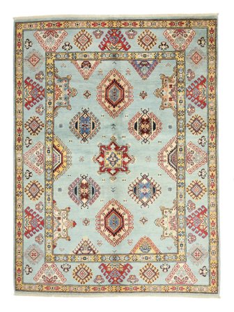 Medalionowy Mały Kazak Fine Dywan 151X204 Wełna