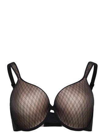 Smooth Lines Covering Memory Bra Designers Bras & Tops Full Cup Bras Black CHANTELLE