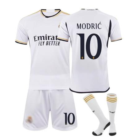 23-24 Real Madrid Hemma Barnfotbollsdräkt Size 10+Sock-1 24