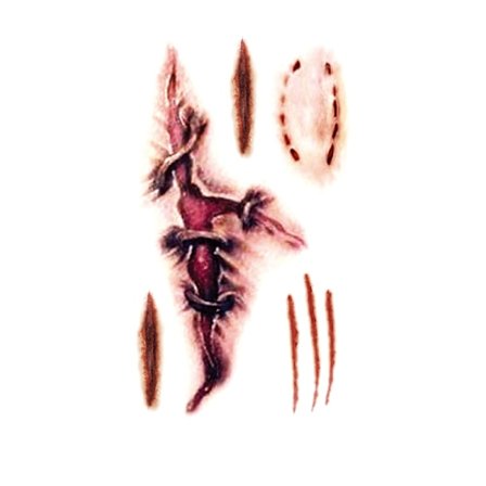 Halloween Tatuering Bit- & Rivmärken Enkel Användning