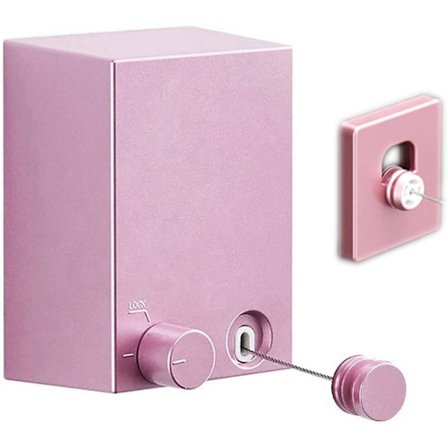 Tilbagetrækkelig tøjstativ tøjstativ udendørs/indendørs tilbagetrækkelig, h