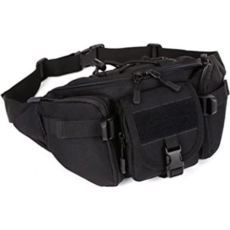 Taktisk Taljepose Militær Taljepakke Molle Bumbag Fanny Pack f