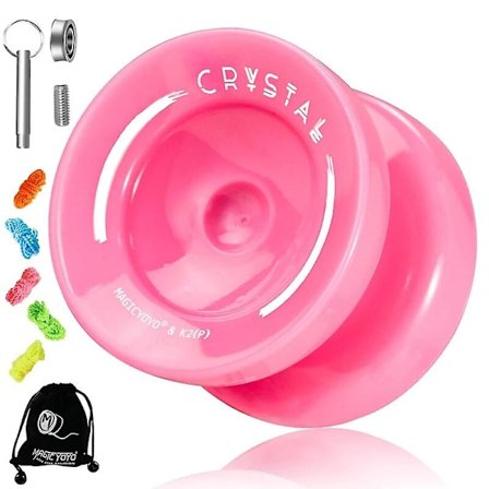 Magicyoyo k2 crystal yoyo, kaksoisfunktioinen aloittelijan vastareagoiva yoyo, vaihdettava vastareagoiva laakeri edistyneille