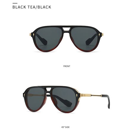 2024 miesten pilottilasit retro tuplasilta neliö aurinkolasit aurinkolasit tukkumyynti 6052