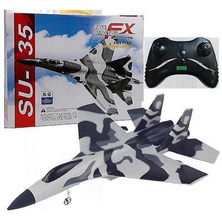 RC Flymodell Su-35 Fly 2.4g Fjernstyrt Jagerfly FX-820 Glider Fly EPP Skumleker RC Fly For Voksne Barn Gaver [DmS]