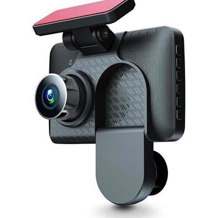 Dashcam Duplee Full HD 1080P 2 linser + Skærm 4'