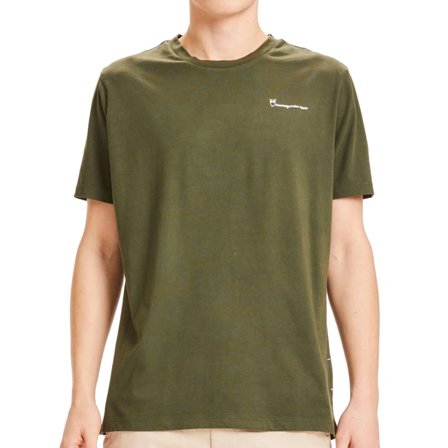 Knowledge Cotton Apparel Men's Alder Ro Regenerated Nature Tee Men short-sleeved sweaters Green XL