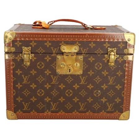 Louis Vuitton Vintage Pre-owned Canvas travel-bags Brun, Dame Vintage Tasker, Størrelse: ONE Size