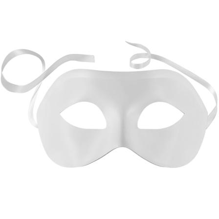 Tectake Venetiansk Mask, Enfärgad Vit