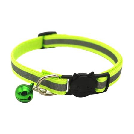Cat Choke Neck Kitten Puppy Justerbar Refleks med Bell og S