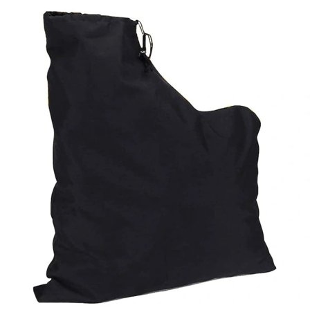 Lövuppsamlingspåse med dragkedja i botten för lövblåsare och dammsugare Samla löv för trädgårdsgräsmatta Lämplig för blåsare svart