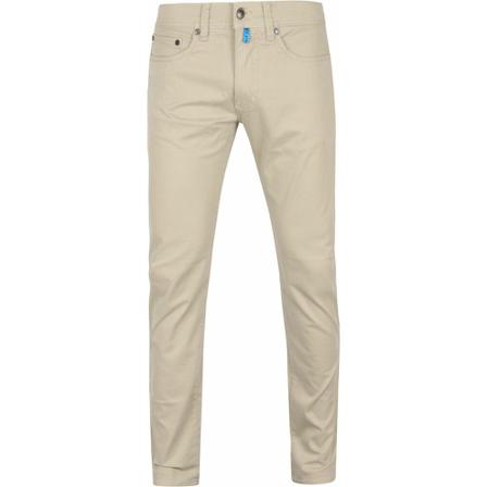 Pierre Cardin, Slim-fit trousers Beige, Heren, Maat:W35 L34,Katoen