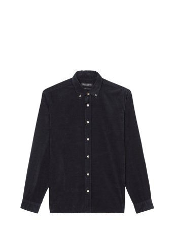 Shirts/Blouses Long Sleeve Tops Shirts Corduroy Shirts Navy Marc O'Polo