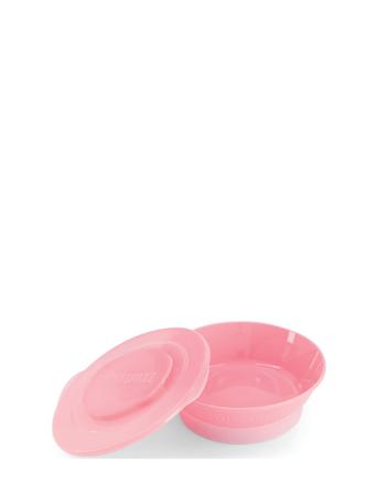 Twistshake Bowl 6+M Pastel Pink Home Meal Time Plates & Bowls Bowls Rosa Twistshake