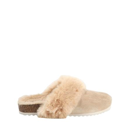 Buffalo slippers , Beige , Dames , Maat: 39 EU