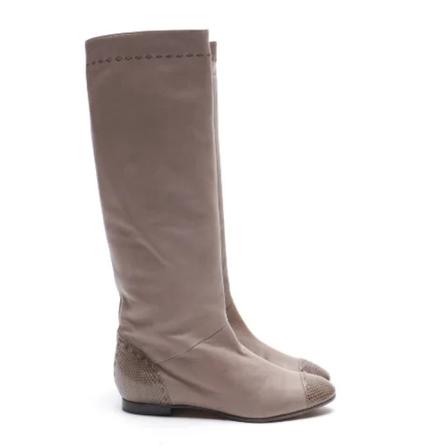 Chloé Pre-owned Pre-owned Leather Laarzen , Bruin , Dames , Maat: 36 EU Vintage Schoenen