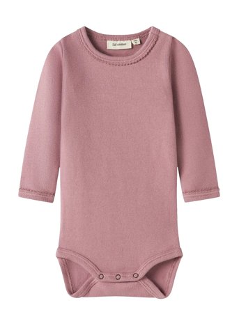 Lil'Atelier Nbfthora Haf Ls Slim Body Lil - Pink - 62