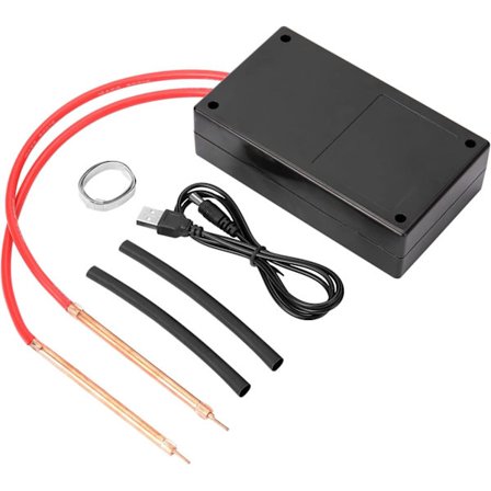 Punktsvets Bärbar Punktsvets Batteridriven Mini Punktsvets 6 Hastighetsjusterbar Punktsvetsmaskin för 18650 Batterier DIY