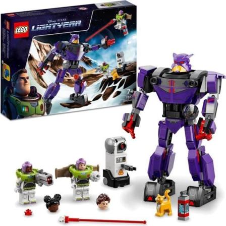 LEGO 76831 Buzz Lightyear fra Disney og Pixar Slaget ved Zurg, med robotfigur, fra 7 år Röd