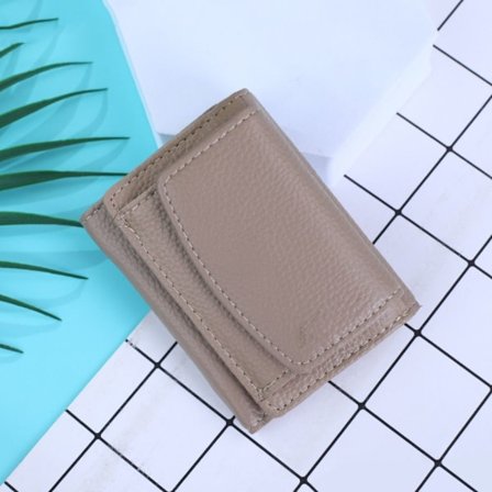 Mode korte tegnebøger Simpel lille pung KHAKI