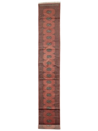 Medalionowy Mały Pakistański Bucharski 2Ply Dywan 77X539 Wełna