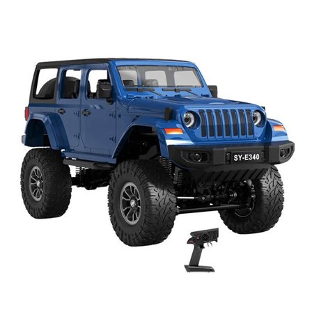 RC kauko-ohjausauto 1:14 Double Eagle (sininen) Jeep Crawler Pro E340-003