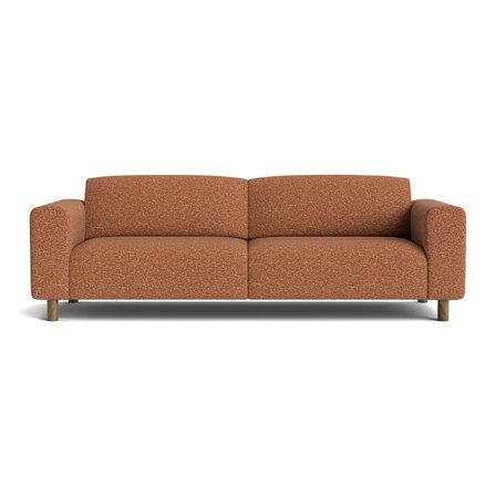 Toledo 3 personers sofa - Puente Brun terracotta - 237x88x78 - Sofa, 3 personers sofa